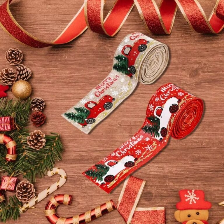 Ruban De Noel Pour Noeuds Et Couronnes 3
