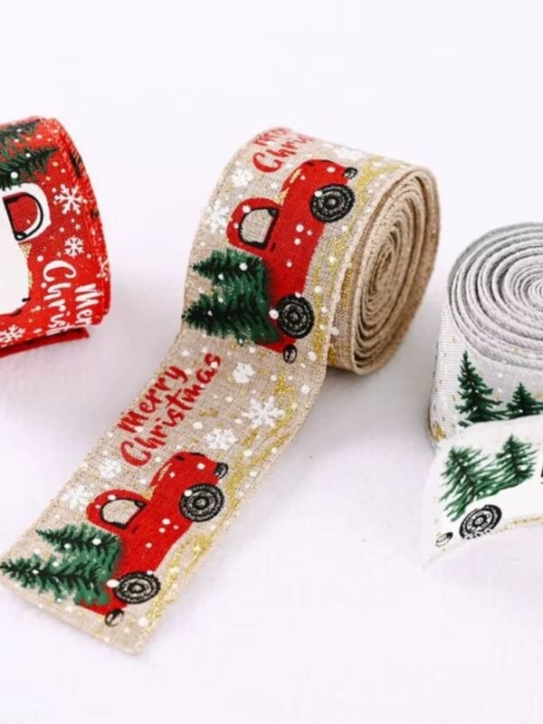 Ruban De Noel Pour Noeuds Et Couronnes