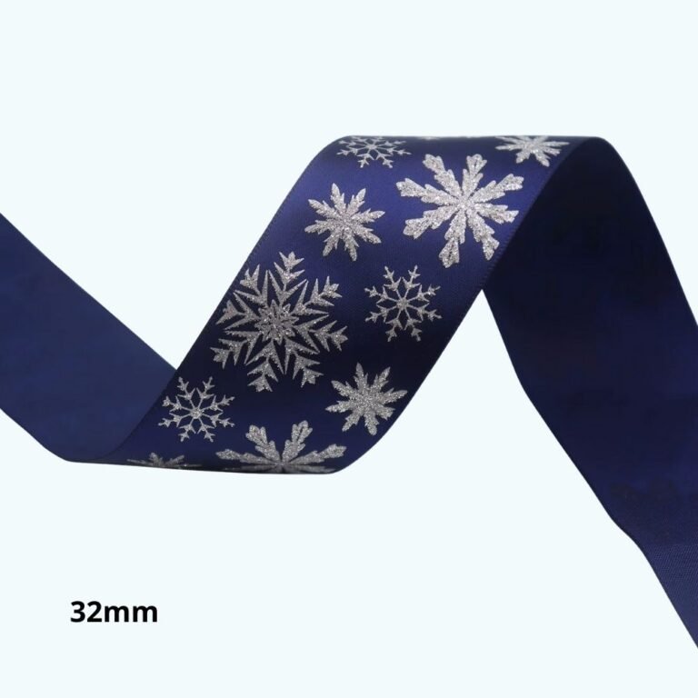 Ruban Noel Bleu 3