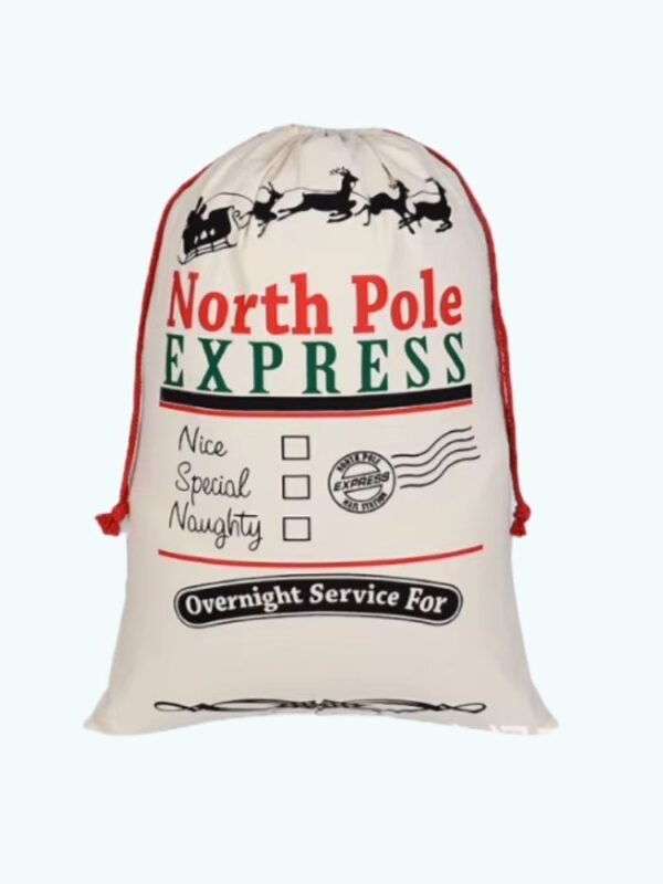 Sac Hotte De Noel North Pole Express