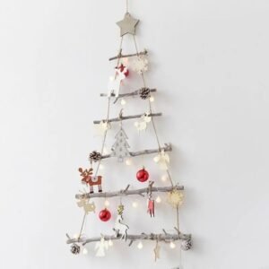 Sapin Mural De Noel Bois Flotte