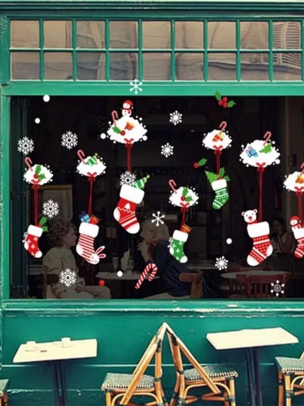 Stickers De Noel Chaussettes De Noel 1