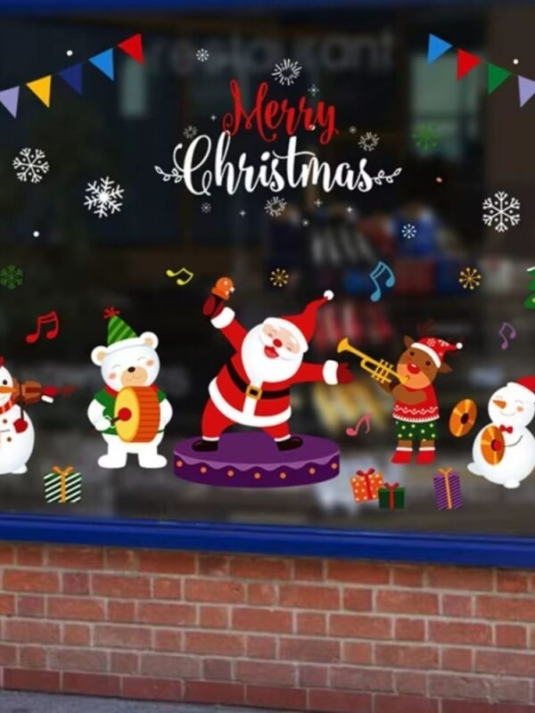 Stickers De Noel Decoration Fenetre 1