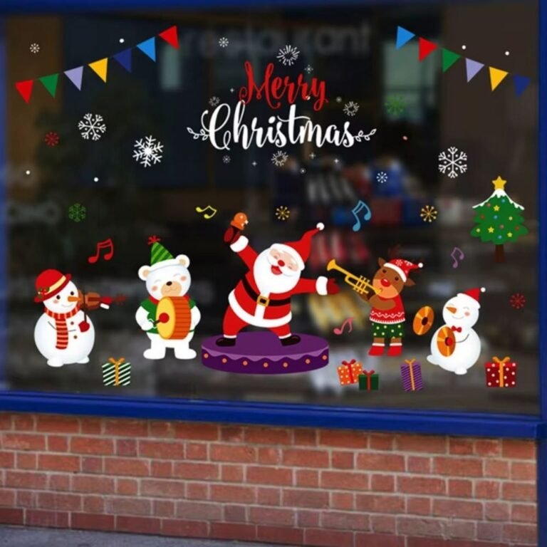 Stickers De Noel Decoration Fenetre 1
