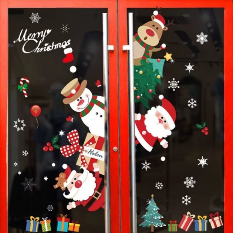 Stickers De Noel Fenetre Dhiver 1