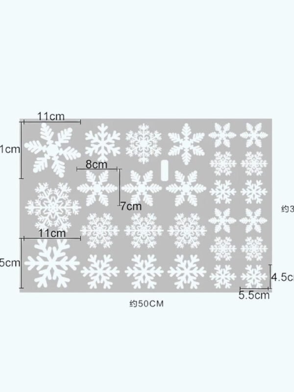 Stickers De Noel Flocons De Neige 1
