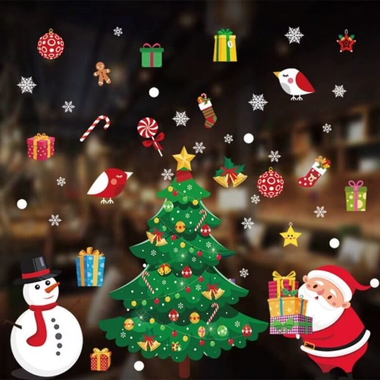 Stickers De Noel Sapin Et Pere Noel 1