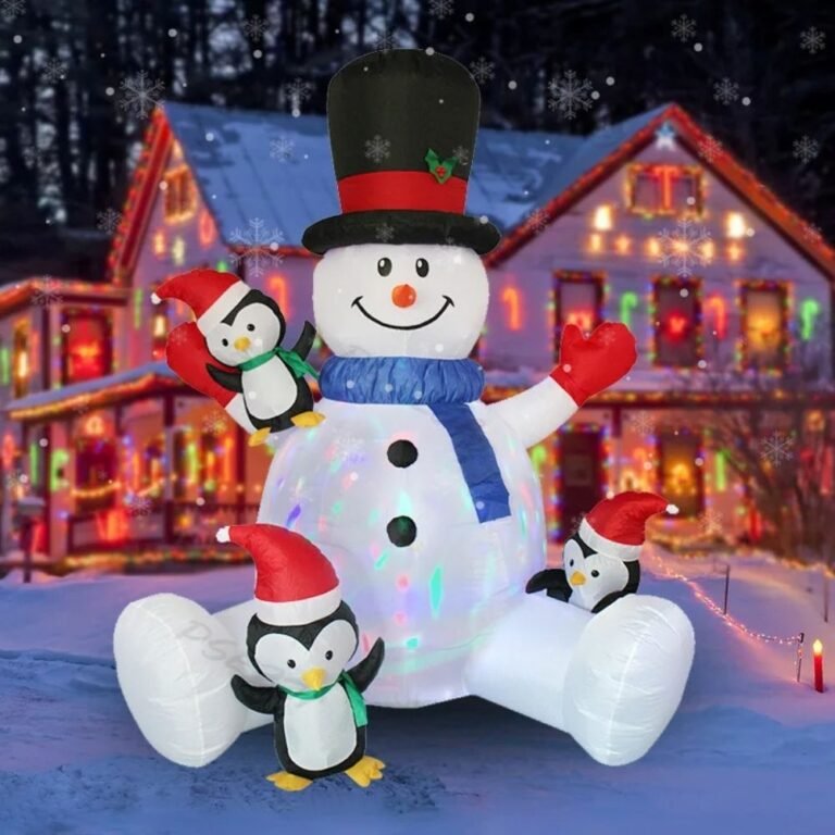 Structure De Noel Gonflable Bonhomme De Neige Facteur 1