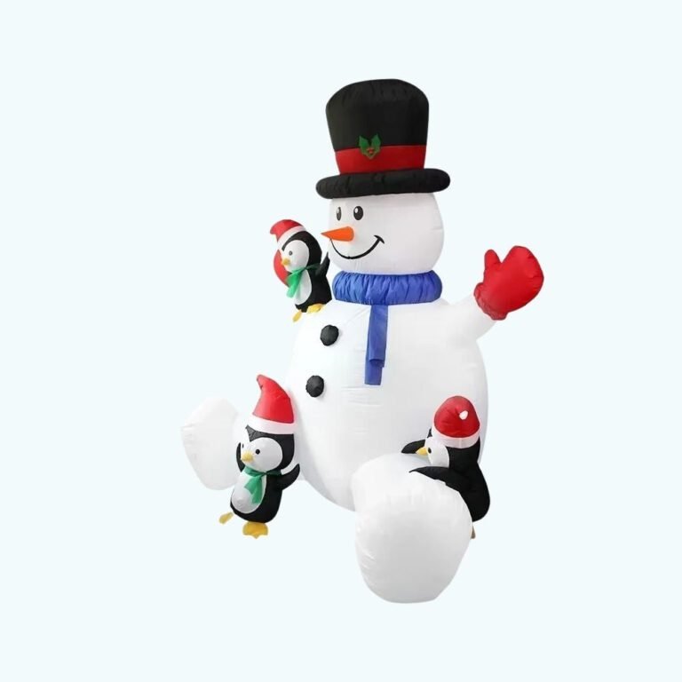 Structure De Noel Gonflable Bonhomme De Neige Facteur 2