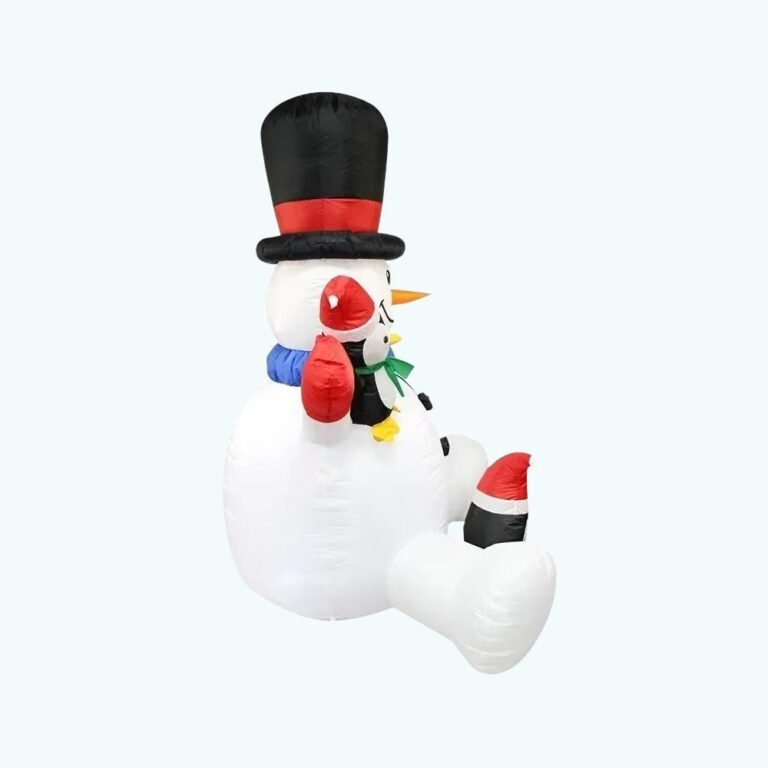 Structure De Noel Gonflable Bonhomme De Neige Facteur 3