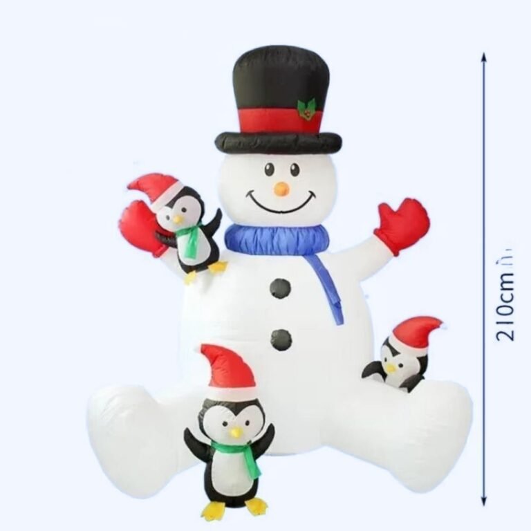 Structure De Noel Gonflable Bonhomme De Neige Facteur 4