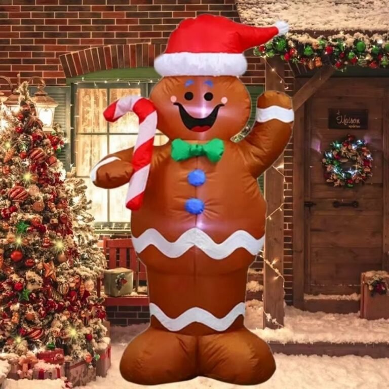 Structure De Noel Gonflable Bonhomme Pain Depices 1