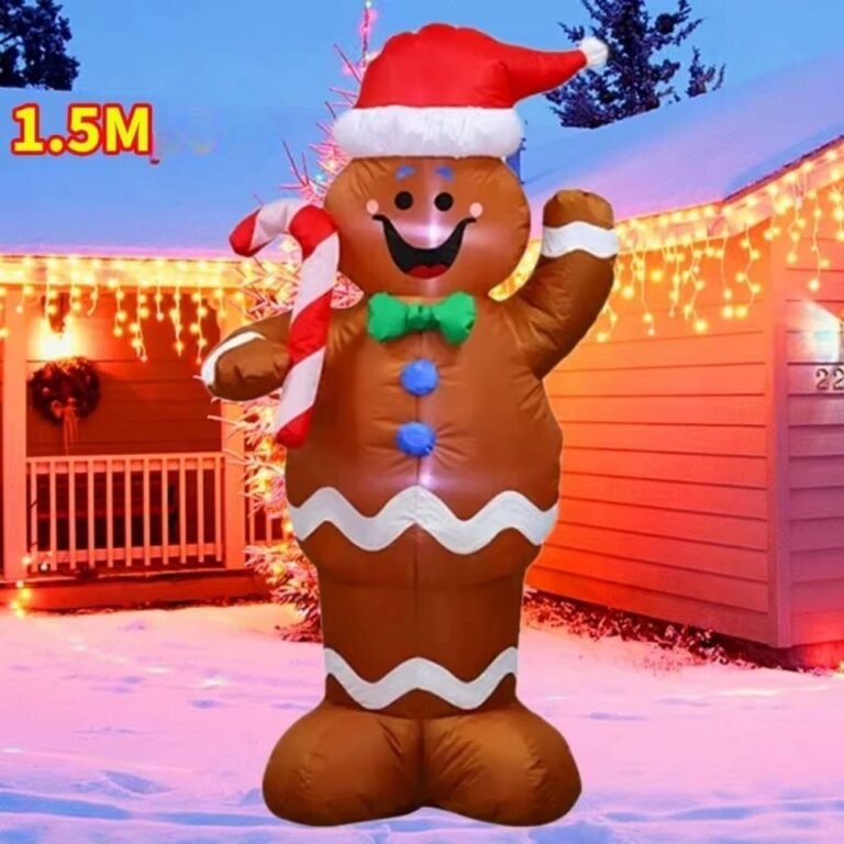 Structure De Noel Gonflable Bonhomme Pain Depices 4