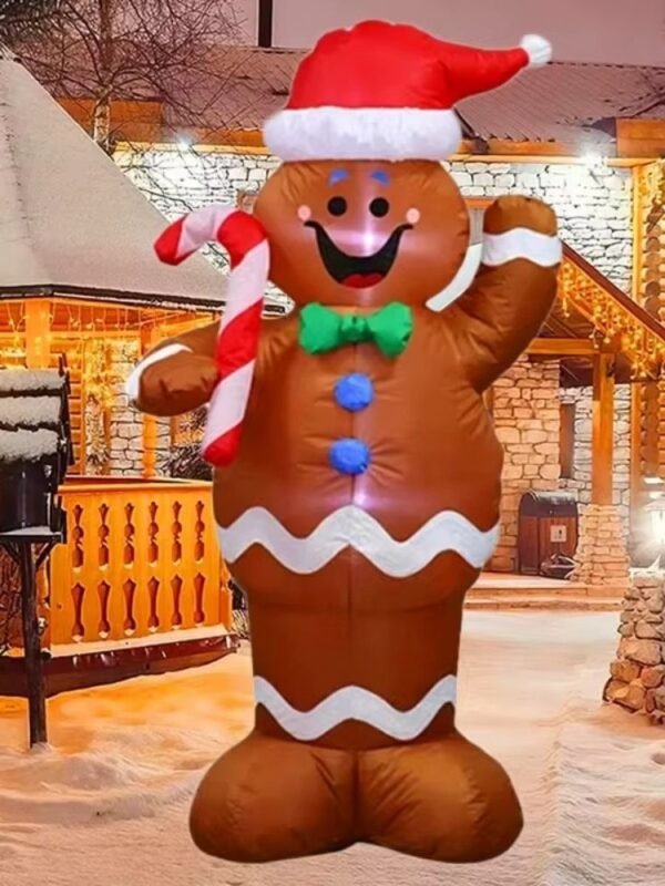 Structure De Noel Gonflable Bonhomme Pain Depices