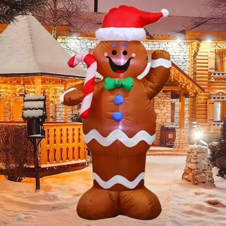 Structure De Noel Gonflable Bonhomme Pain Depices