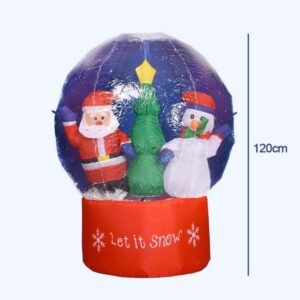 Structure De Noel Gonflable Boule De Neige Let It Snow 1