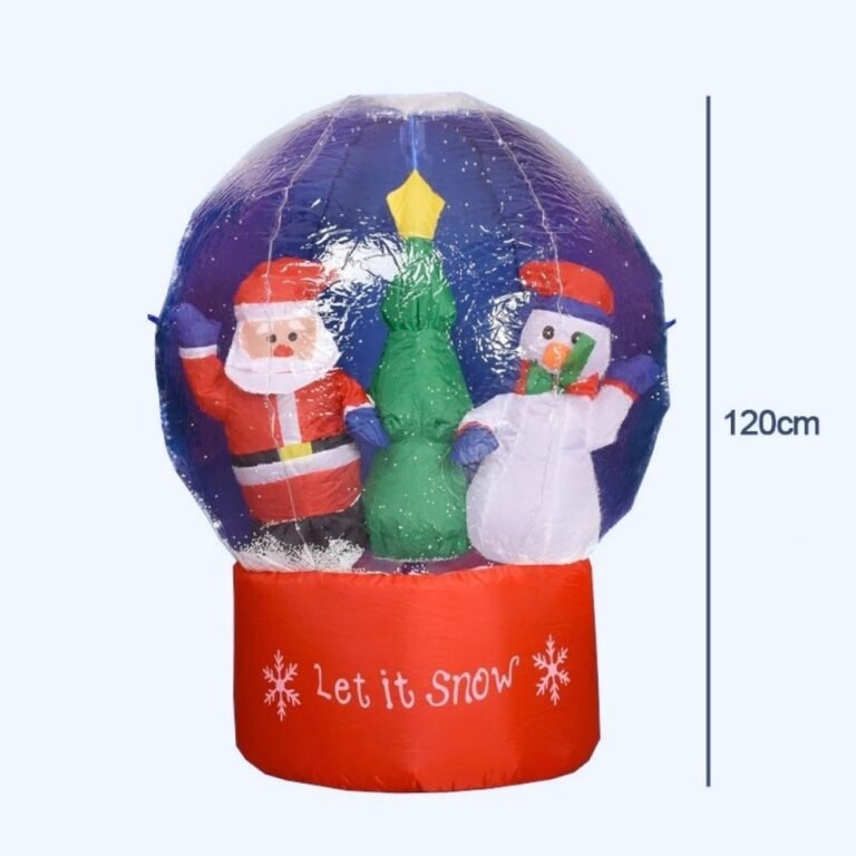 Structure De Noel Gonflable Boule De Neige Let It Snow 1