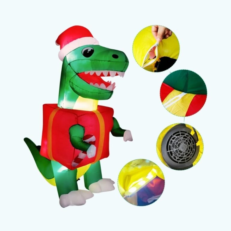 Structure De Noel Gonflable Dinosaure De Noel 2