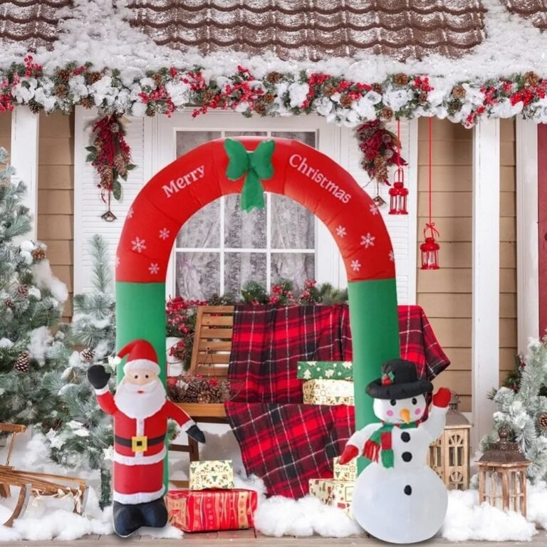 Structure De Noel Gonflable Merry Christmas 1
