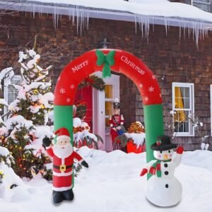 Structure De Noel Gonflable Merry Christmas
