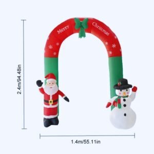 Structure De Noel Gonflable Merry Christmas 4