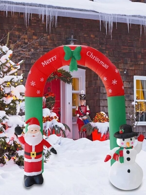 Structure De Noel Gonflable Merry Christmas