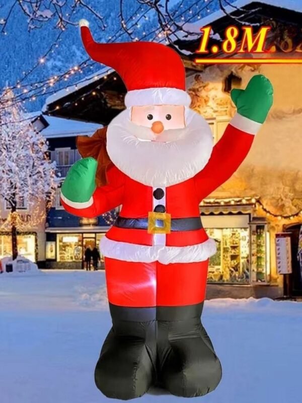 Structure De Noel Gonflable Pere Noel