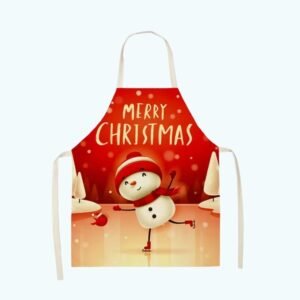 Tablier De Noel Bonhomme De Neige 1