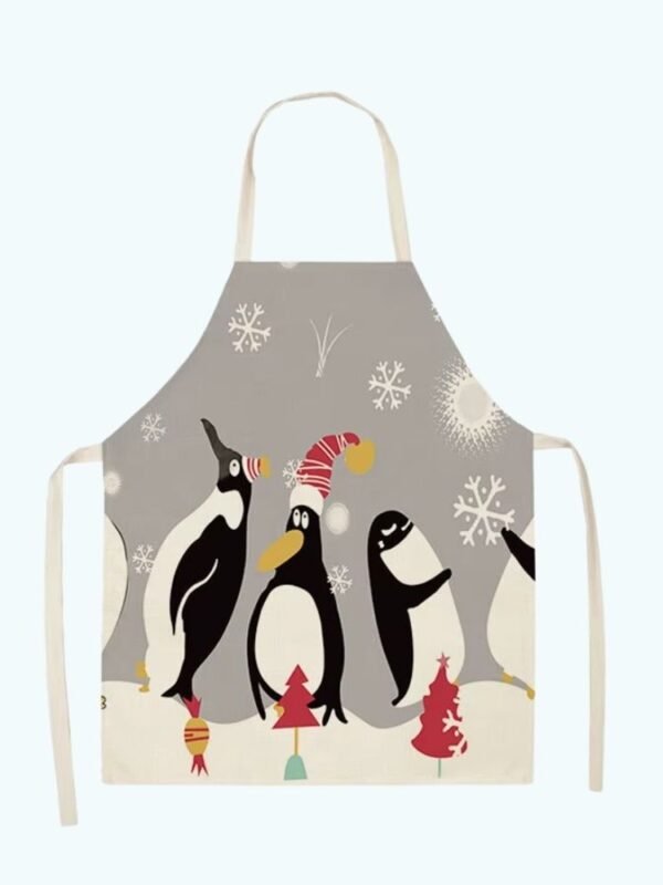 Tablier De Noel Pingouins De Noel 1