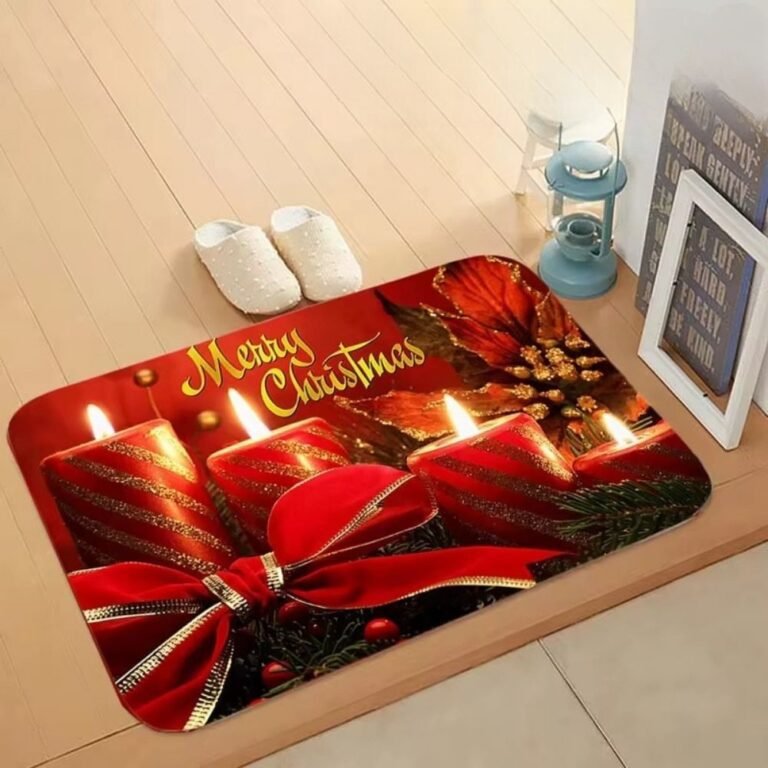 Tapis De Noel Bougies 1