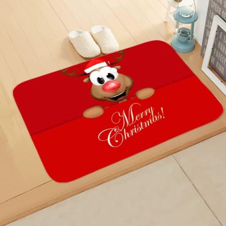 Tapis De Noel Renne Joyeux 1