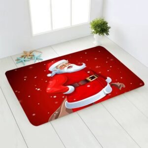 Tapis Pere Noel Avec Hotte 1