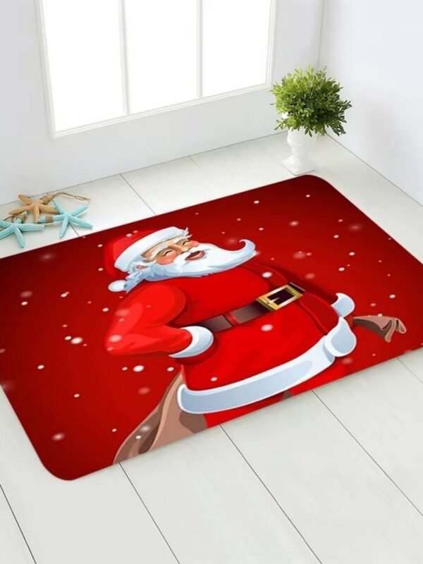 Tapis Pere Noel Avec Hotte 1