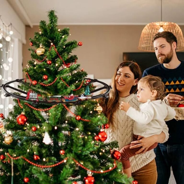 Train De Noel Electrique Pour Sapin