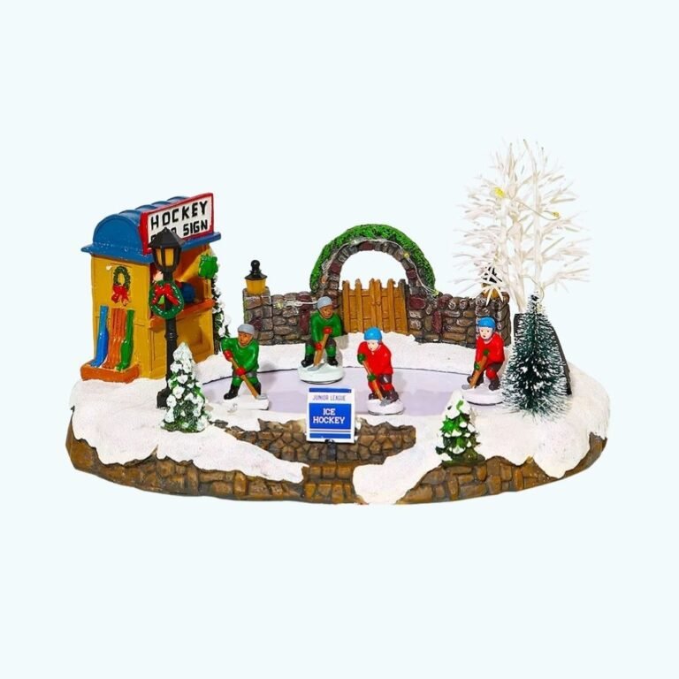 Village Lumineux De Noel Patinoire 1